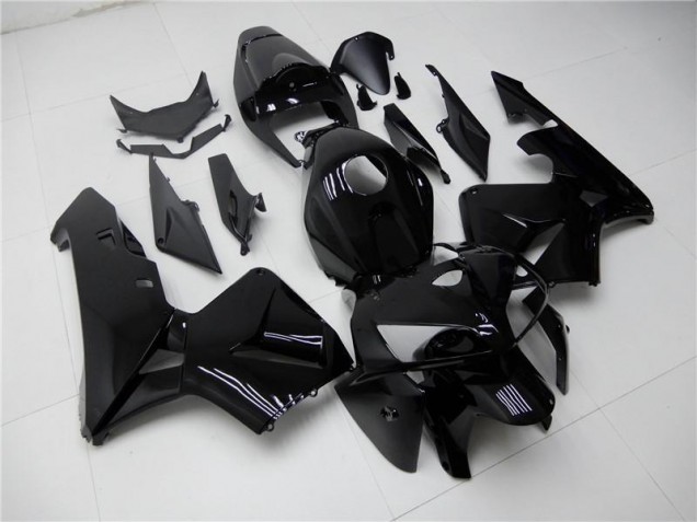 Brillante Negro Inyección Kits Carenado Honda CBR 600 RR 2005-2006