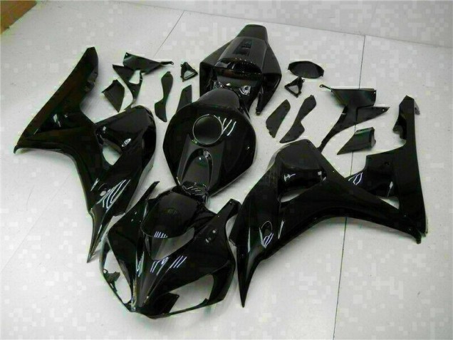 Brillante Negro Kit Completo Carenado Honda CBR 1000 RR 2006-2007 Brillante Negro Kit Completo Carenado Honda CBR 1000 RR 2006-2007