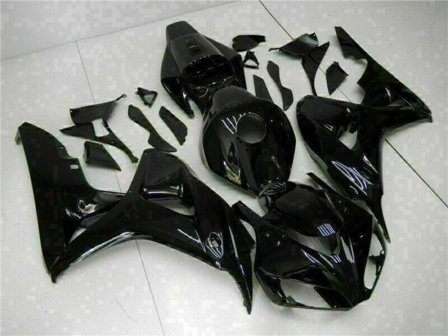 Brillante Negro Kit Completo Carenado Honda CBR 1000 RR 2006-2007 Brillante Negro Kit Completo Carenado Honda CBR 1000 RR 2006-2007