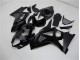 Brillante Negro Mate Carenado Suzuki GSXR 1000 K7 2007-2008 Brillante Negro Mate Carenado Suzuki GSXR 1000 K7 2007-2008
