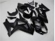 Brillante Negro Mate Carenado Suzuki GSXR 1000 K7 2007-2008 Brillante Negro Mate Carenado Suzuki GSXR 1000 K7 2007-2008
