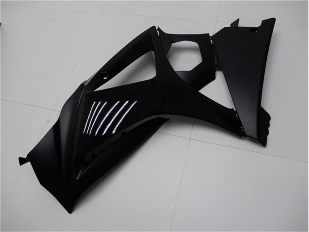 Brillante Negro Mate Carenado Suzuki GSXR 1000 K7 2007-2008 Brillante Negro Mate Carenado Suzuki GSXR 1000 K7 2007-2008