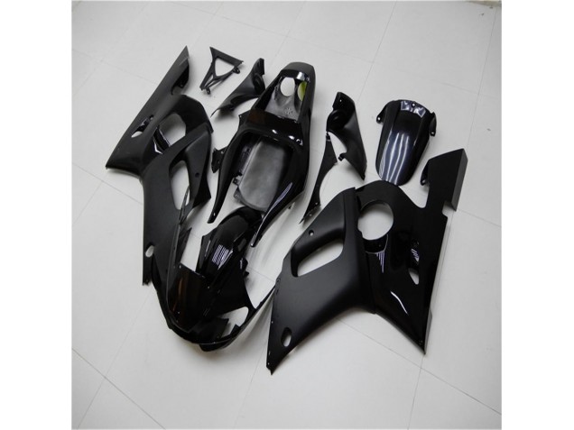 Brillante Negro Mate Carenado Yamaha R6 1998-2002 Brillante Negro Mate Carenado Yamaha R6 1998-2002