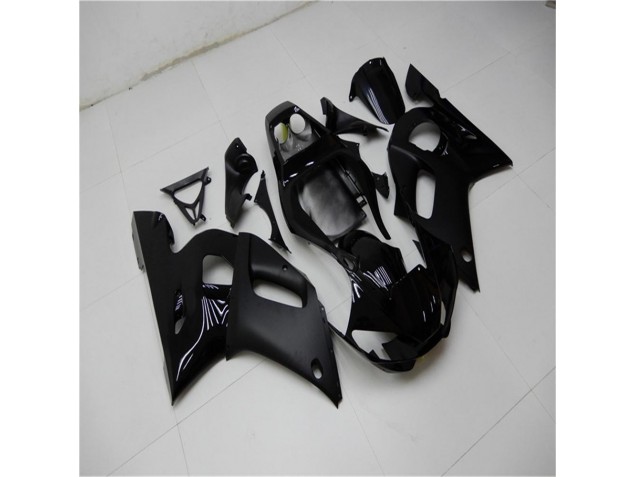 Brillante Negro Mate Carenado Yamaha R6 1998-2002 Brillante Negro Mate Carenado Yamaha R6 1998-2002