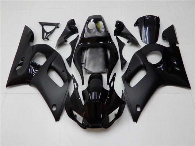 Brillante Negro Mate Carenado Yamaha R6 1998-2002 Brillante Negro Mate Carenado Yamaha R6 1998-2002