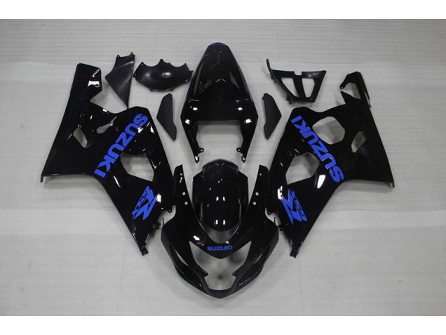 Calcomanía negra y azul Carenado Suzuki GSXR 750 K4 2004-2005