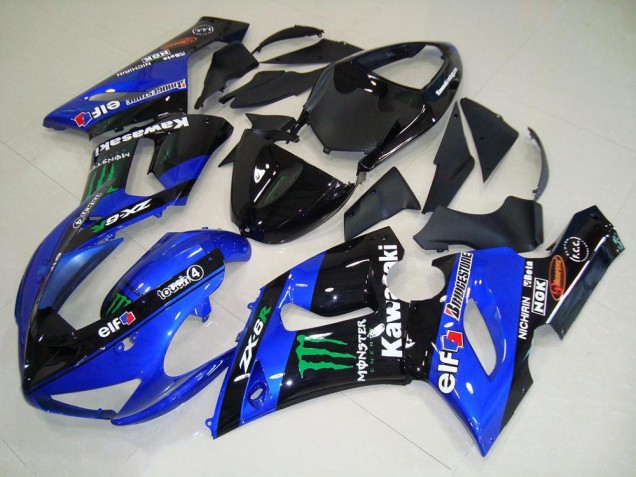 Caramelo Azul Monster Carenado Kawasaki ZX6R 2005-2006 Caramelo Azul Monster Carenado Kawasaki ZX6R 2005-2006