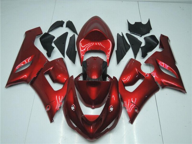 Caramelo Rojo Carenado Kawasaki ZX6R 2005-2006 Caramelo Rojo Carenado Kawasaki ZX6R 2005-2006