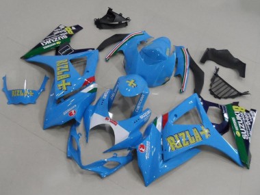 Claro Azul Rizla Carenado Suzuki GSXR 1000 K7 2007-2008
