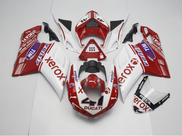 Estilo OEM Xerox con 41 Carenado Ducati 848 1098 1198 2007-2014 Estilo OEM Xerox con 41 Carenado Ducati 848 1098 1198 2007-2014