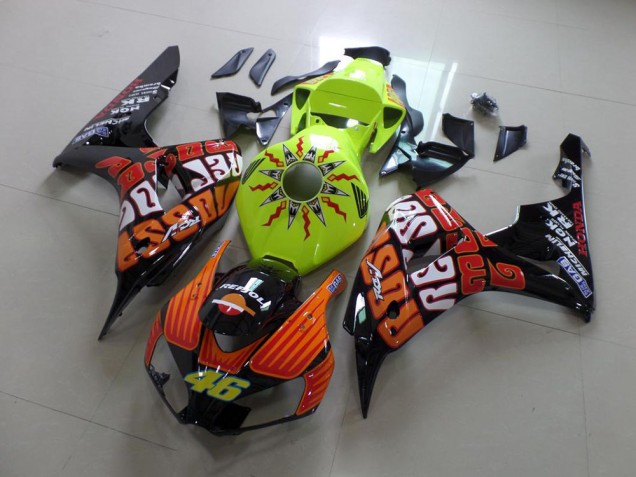 Fluro Rossi Carenado Honda CBR 1000 RR 2006-2007 Fluro Rossi Carenado Honda CBR 1000 RR 2006-2007