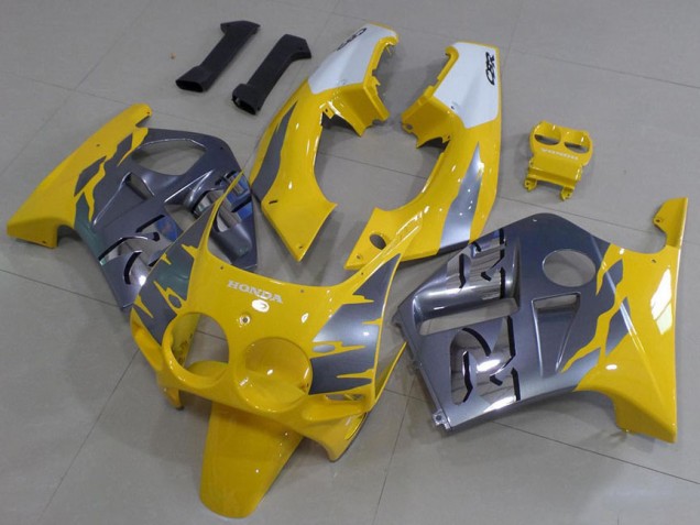 Gris Amarillo Carenado Honda CBR 250 RR MC19 1988-1989