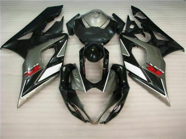 Gris Negro Kits Completo Carenado Suzuki GSXR 1000 K5 2005-2006 Gris Negro Kits Completo Carenado Suzuki GSXR 1000 K5 2005-2006