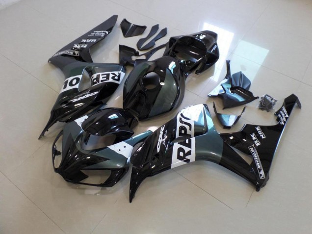 Gris Negro Repsol Carenado Honda CBR 1000 RR 2006-2007 Gris Negro Repsol Carenado Honda CBR 1000 RR 2006-2007