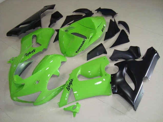 Lime Verde Carenado Kawasaki ZX6R 2005-2006 Lime Verde Carenado Kawasaki ZX6R 2005-2006