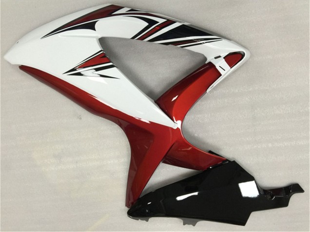 Carenados Moto Suzuki GSXR 600/750 2008-2010 - Blanco Rojo Negro Brillante