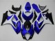 Carenados Moto Suzuki GSXR 1000 2007-2008 - Blanco Azul Negro No Calcomanía