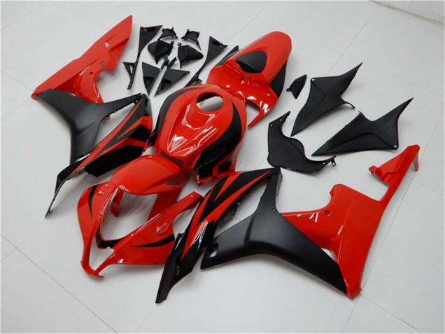 Carenado Moto Honda CBR600RR 2007-2008 - Rojo Negro Mate