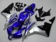 Carenados Moto Honda CBR600RR 2007-2008 - Plata Azul Negro Brillante OEM Estilo
