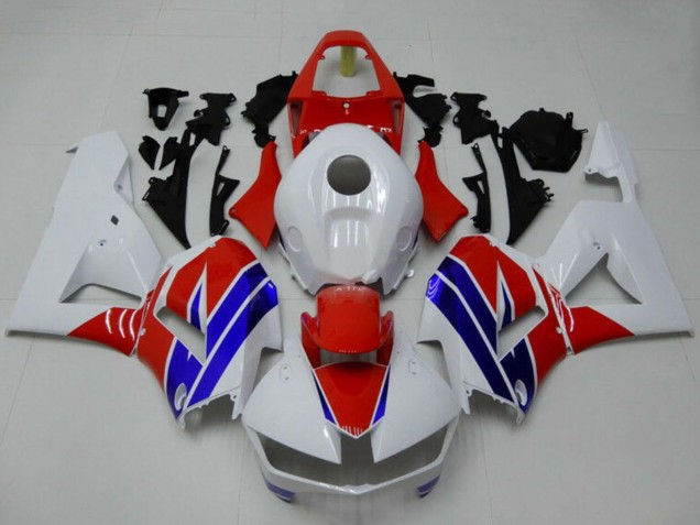 Carenado Moto Honda CBR600RR 2013-2026 - Blanco Rojo Azul