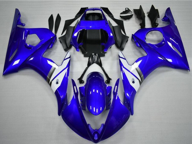 Carenados Moto Yamaha YZF R6 2003-2004 - Azul Blanco
