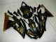 Carenados Moto Yamaha YZF R6 2008-2016 - Negro Brillante Oro Llama