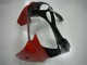 Carenados Moto Kawasaki ZX6R 2000-2002 - Blanco Rojo Negro Brillante