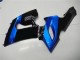 Kits Carenado Moto Kawasaki ZX6R 2005-2006 - Azul Negro Brillante