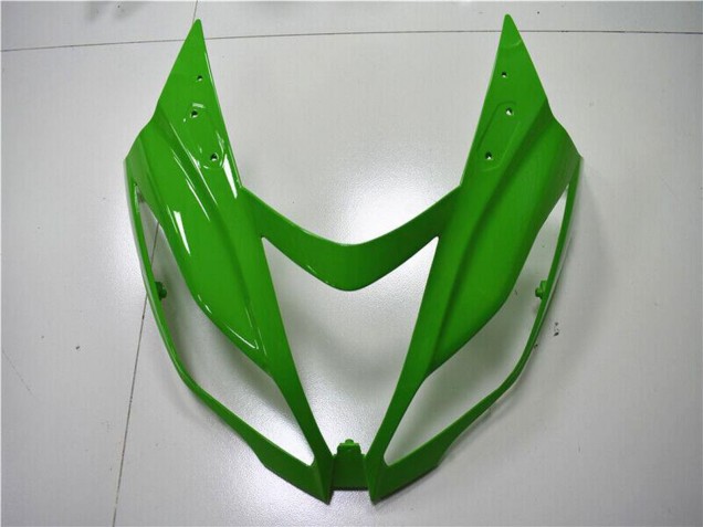 Carenados Moto Kawasaki ZX6R 2013-2018 - Verde Blanco Negro Brillante