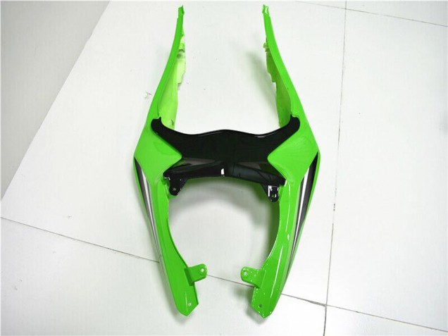 Carenados Moto Kawasaki ZX6R 2013-2018 - Verde Blanco Negro Brillante