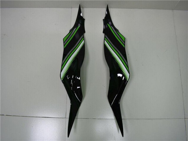 Carenado Moto Kawasaki ZX6R 2013-2018 - Verde Negro Brillante