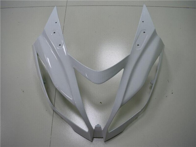 Carenados ABS Kawasaki ZX6R 2013-2018 - Blanco Negro Mate