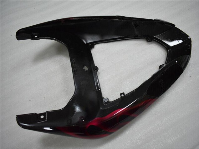 Carenado Moto Kawasaki ZX10R 2006-2007 - Negro Brillante Rojo Llama