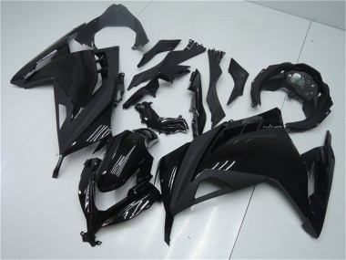 Carenados Moto Kawasaki Ninja 300 EX300R 2013-2024 - Negro Brillante Negro Mate