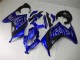 Carenados Moto Kawasaki Ninja 300 EX300R 2013-2017 - Azul Negro Blanco Llama