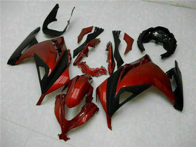 Carenados Moto Kawasaki Ninja 300 EX300R 2013-2017 - Rojo Negro
