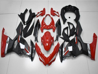 Carenados Moto Kawasaki EX400 2018-2024 - Rojo Gris Negro