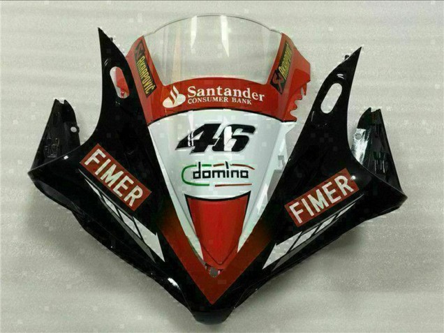 Carenados Moto Yamaha YZF R1 2007-2008 - Rojo Blanco Negro Fimer Santander 46