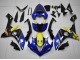 Carenados Moto Yamaha YZF R1 2007-2008 - Azul Amarillo Negro Tiburón