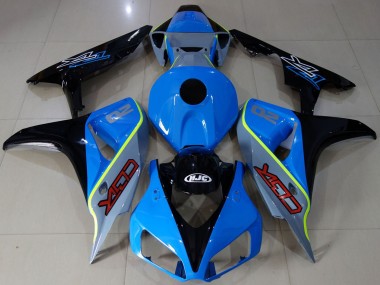 Carenados Moto Honda CBR1000RR 2006-2007 - Azul Amarillo Negro Brillante CBR