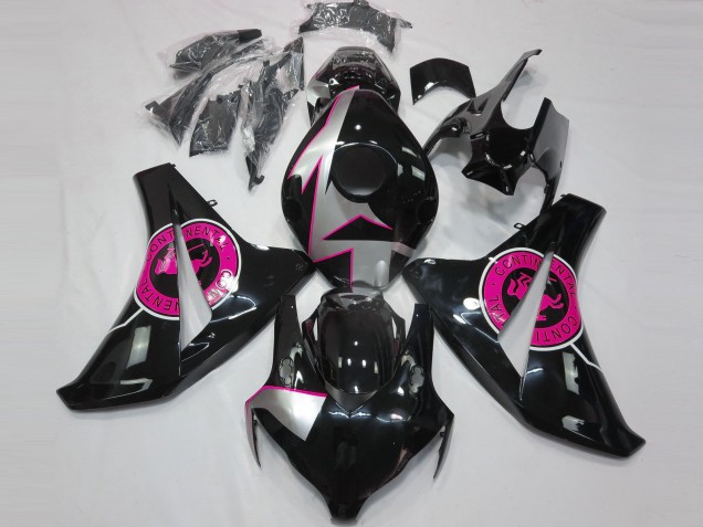 Carenados Moto Honda CBR1000RR 2008-2011 - Plata Rosa Negro Brillante
