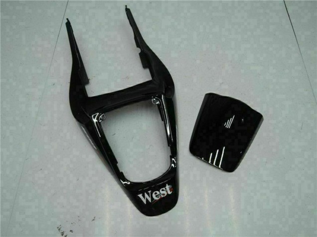 Carenados Moto Honda CBR600RR 2003-2004 - Negro Brillante Blanco West Mobil