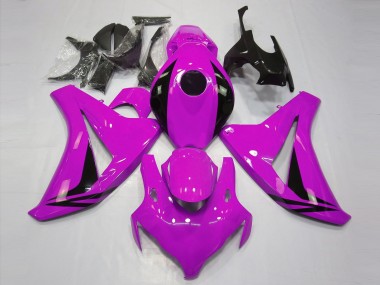 Carenados Moto Honda CBR1000RR 2008-2011 - Rosa Negro Brillante OEM Estilo