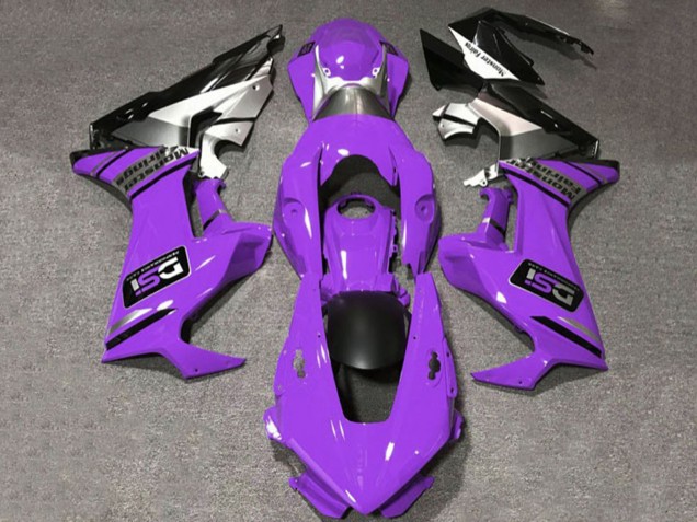 Carenados Moto Honda CBR1000RR 2017-2024 - Púrpura Blanco Plata Negro Brillante DSI