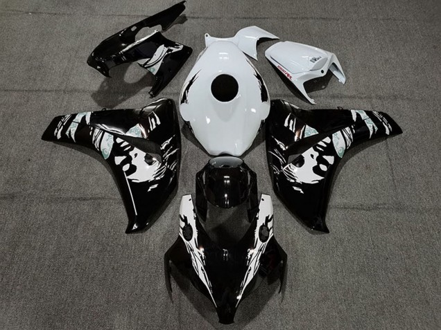 Carenados Moto Honda CBR1000RR 2008-2011 - Blanco Negro Brillante Le Mis New