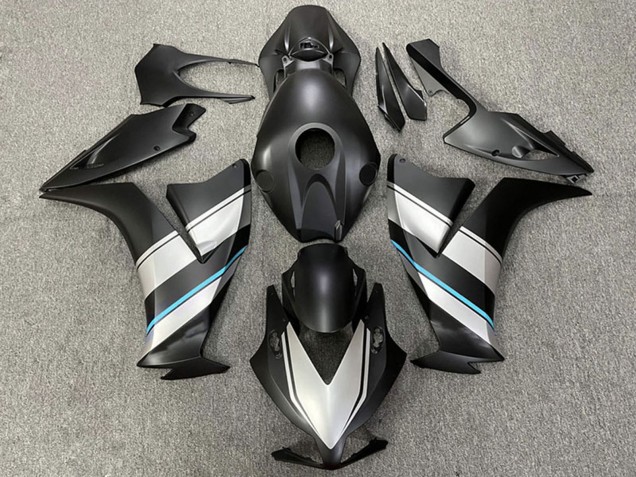 Carenados Moto Honda CBR1000RR 2012-2016 - Plata Azul Claro Negro Mate