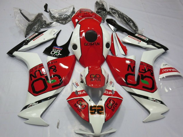 Carenados Moto Honda CBR1000RR 2012-2016 - Blanco Rojo Go&Fun