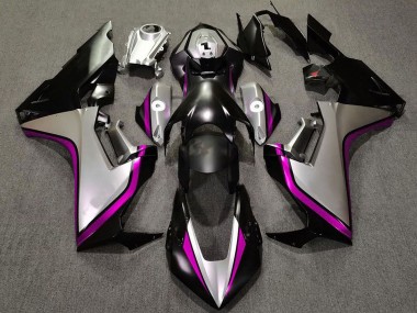 Carenados Moto Honda CBR1000RR 2017-2023 - Plata Rosa Negro Brillante