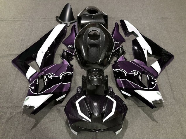 Carenados Moto Honda CBR600RR 2013-2026 - Negro FibraCarbono Blanco Púrpura Toro