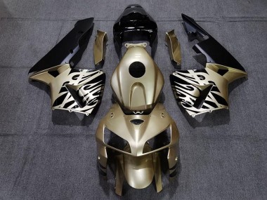 Carenados Moto Honda CBR600RR 2005-2006 - Oro Negro Blanco
